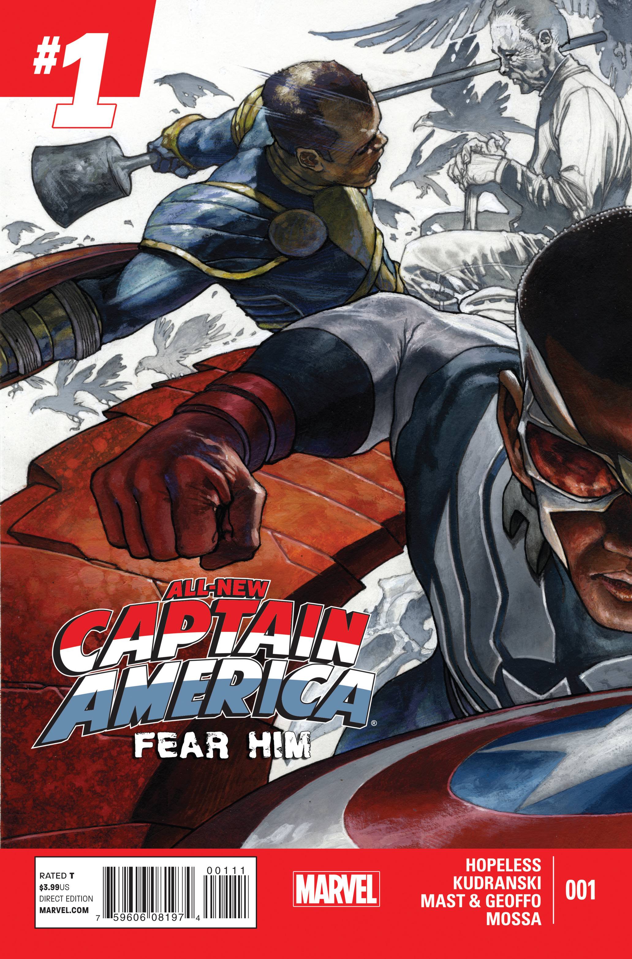 All-New Captain America Fear Him #1 (2015)