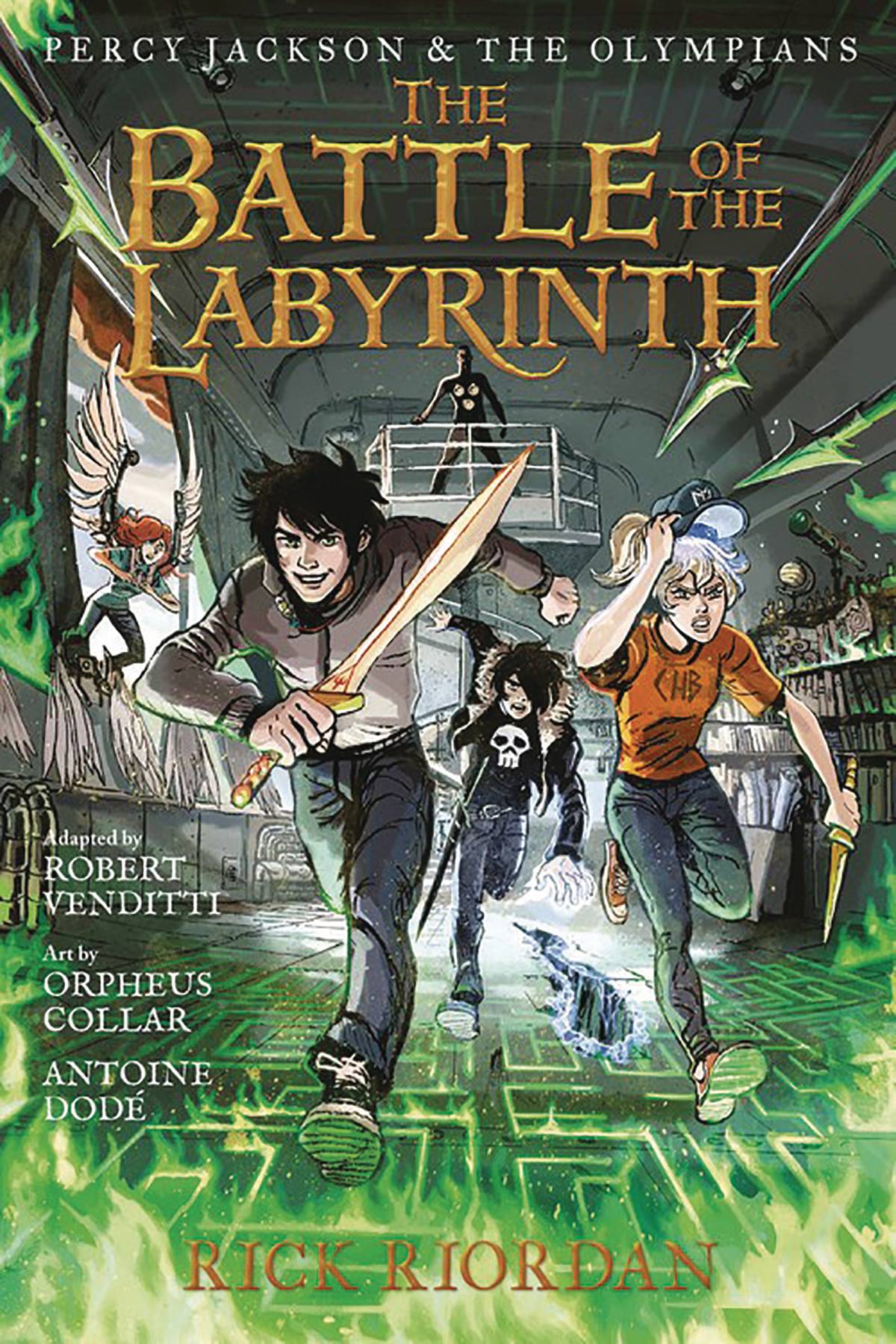 Percy Jackson & Olympians Graphic Novel Volume 4 Battle of Labyrinth