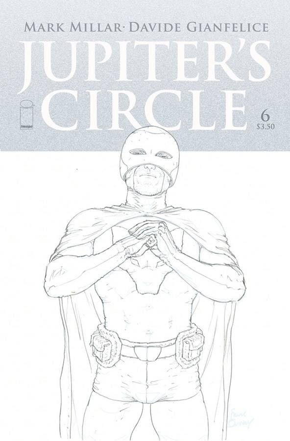 Jupiters Circle #6 Cover C Quitely Black & White Variant