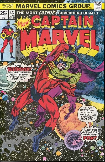 Captain Marvel #43 -Near Mint (9.2 - 9.8)