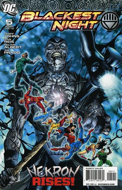 Blackest Night #5 [Ivan Reis / Oclair Albert Cover]-Near Mint (9.2 - 9.8) 