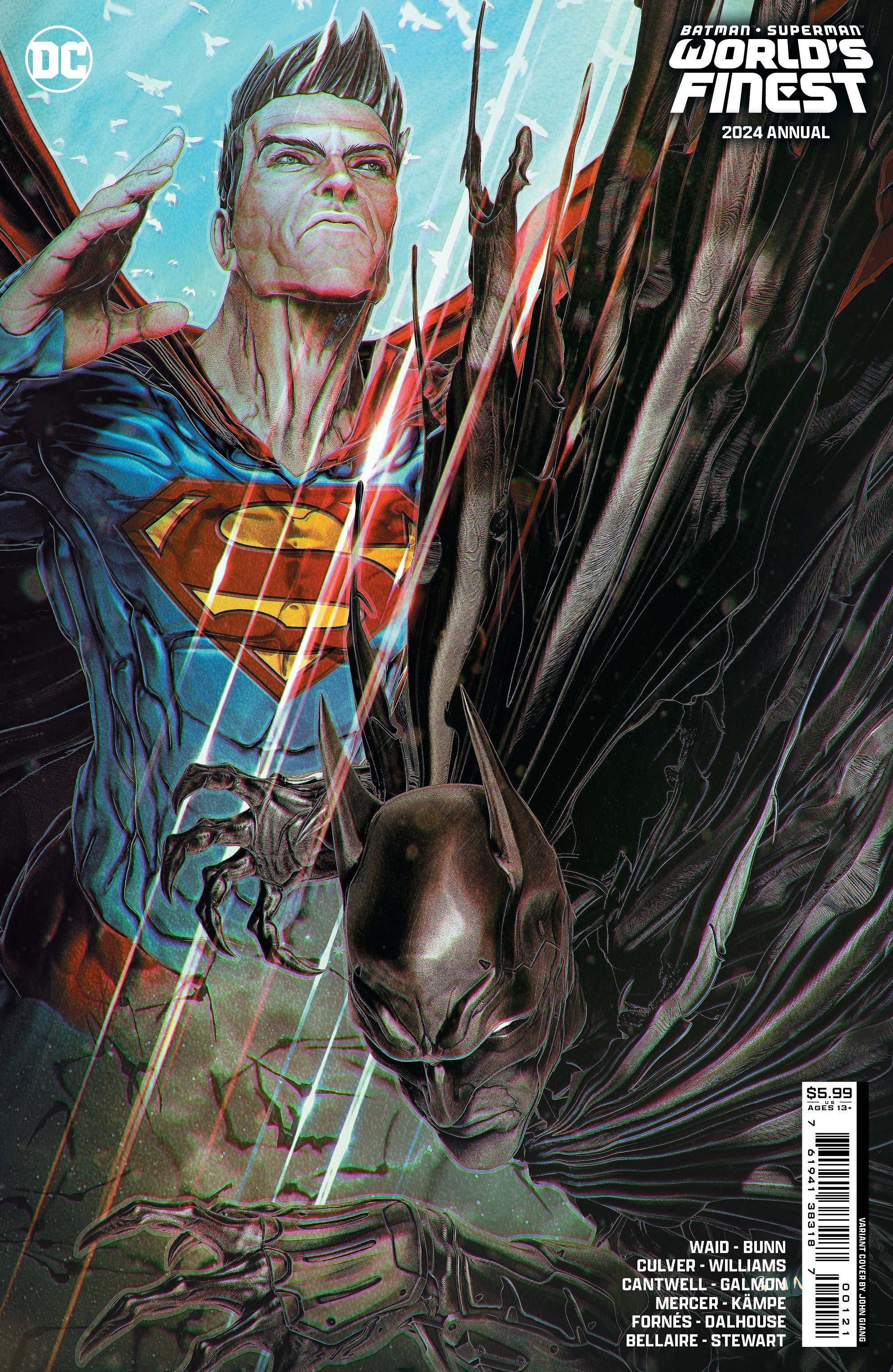 Batman Superman World's Finest 2024 Annual #1 (One Shot) Cover B John Giang Card Stock Variant