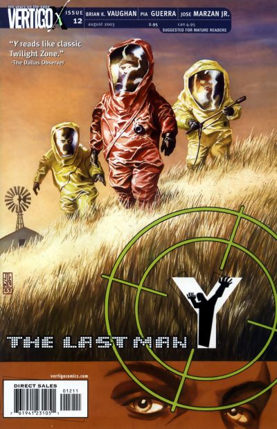 Y: The Last Man #12-Very Fine (7.5 – 9)