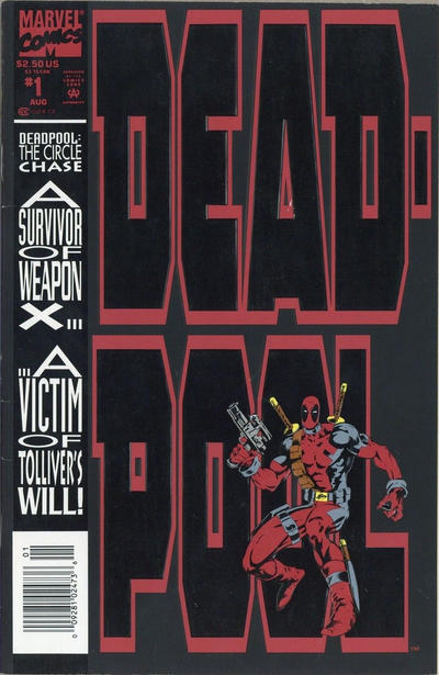 Deadpool: The Circle Chase #1 [Newsstand] (1993)- Fn/Vf 7.0