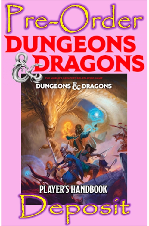 Dungeons & Dragons Player's Handbook 2024 Hardcover Pre-Order Deposit