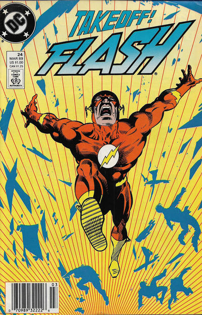 Flash #24 [Newsstand]-Fine (5.5 – 7)