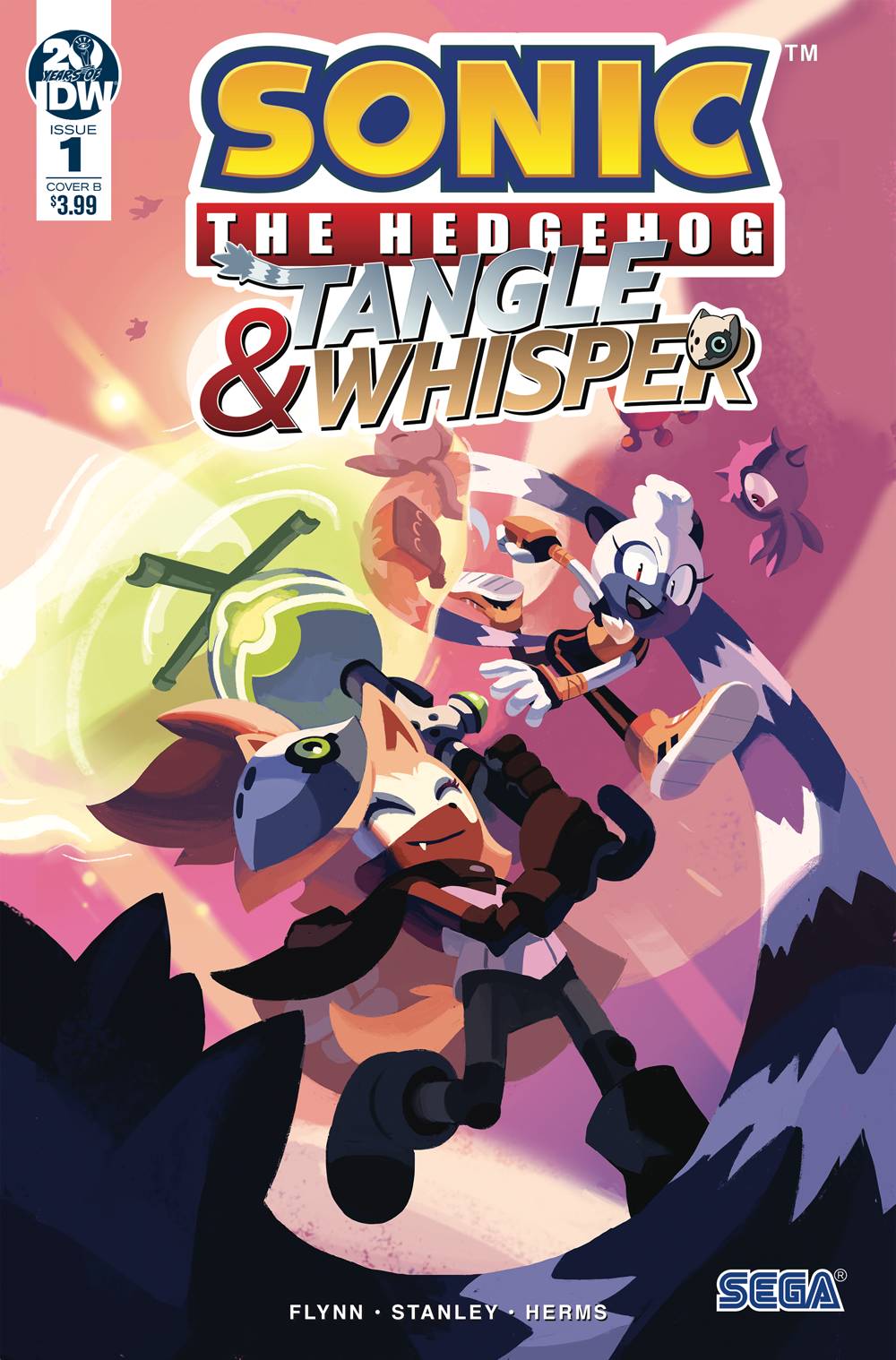 Whisper the Wolf - Tangle and Whisper IDW Comics Sonic the