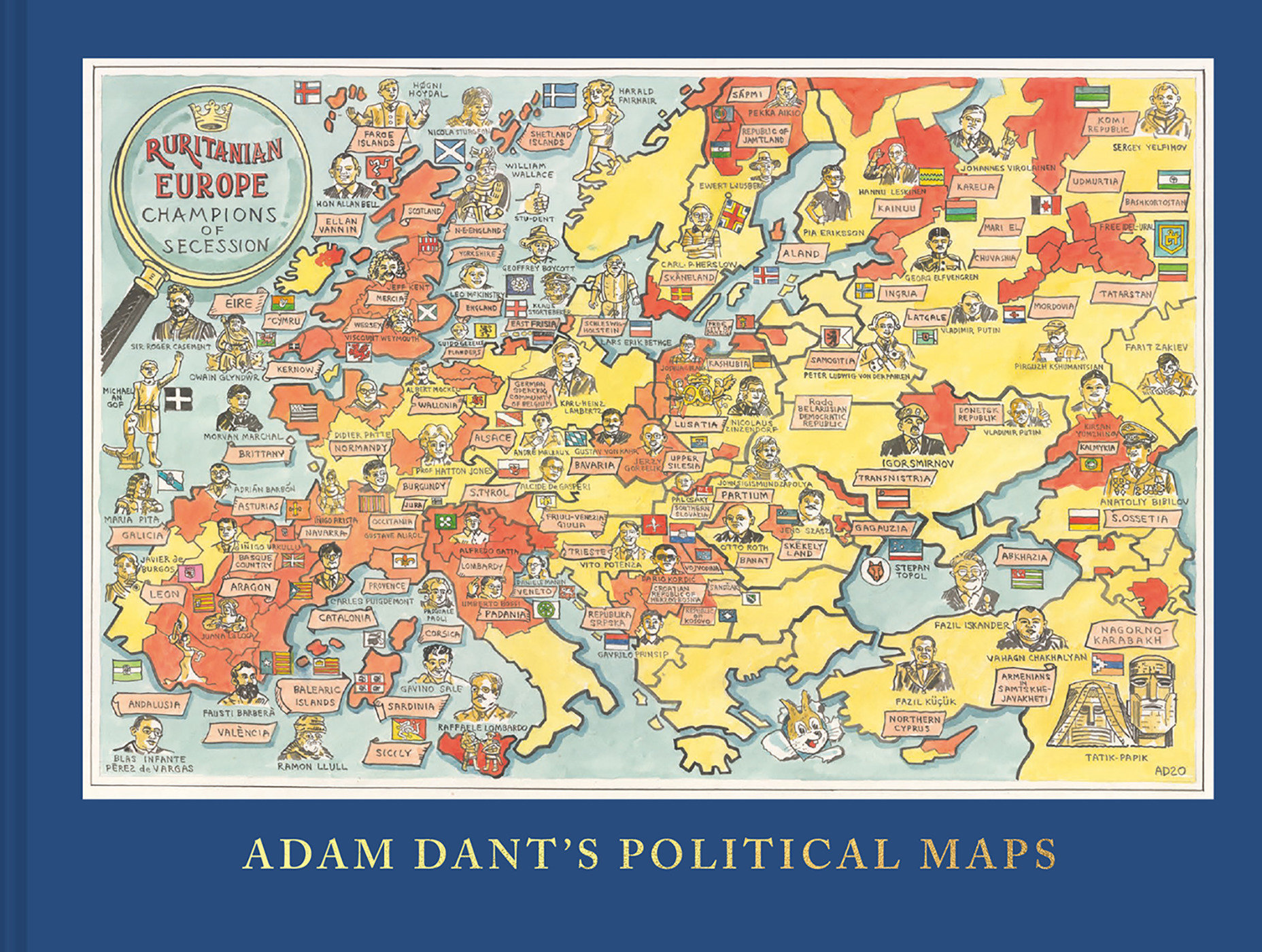 Adam Dant'S Political Maps (Hardcover Book)