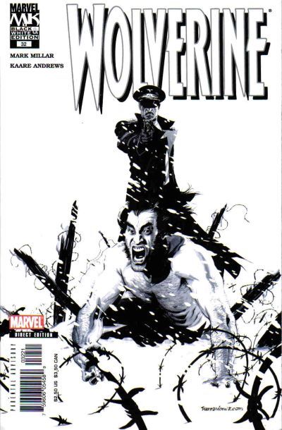 Wolverine #32 Black & White Variant-Near Mint (9.2 - 9.8)