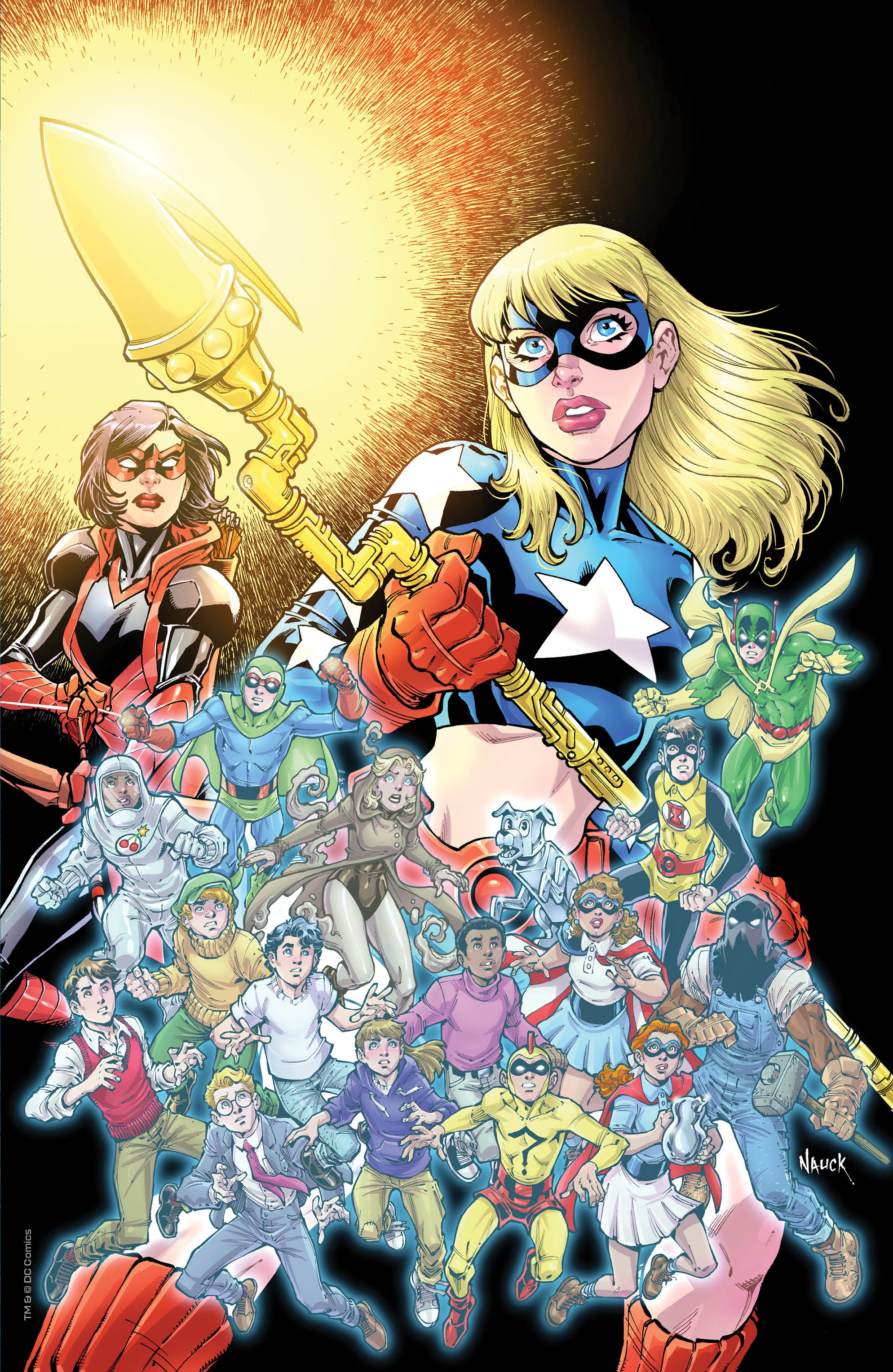 Stargirl The Lost Children #1 Cover D 1 for 50 Incentive Todd Nauck Foil Card Stock Variant (Of 6)