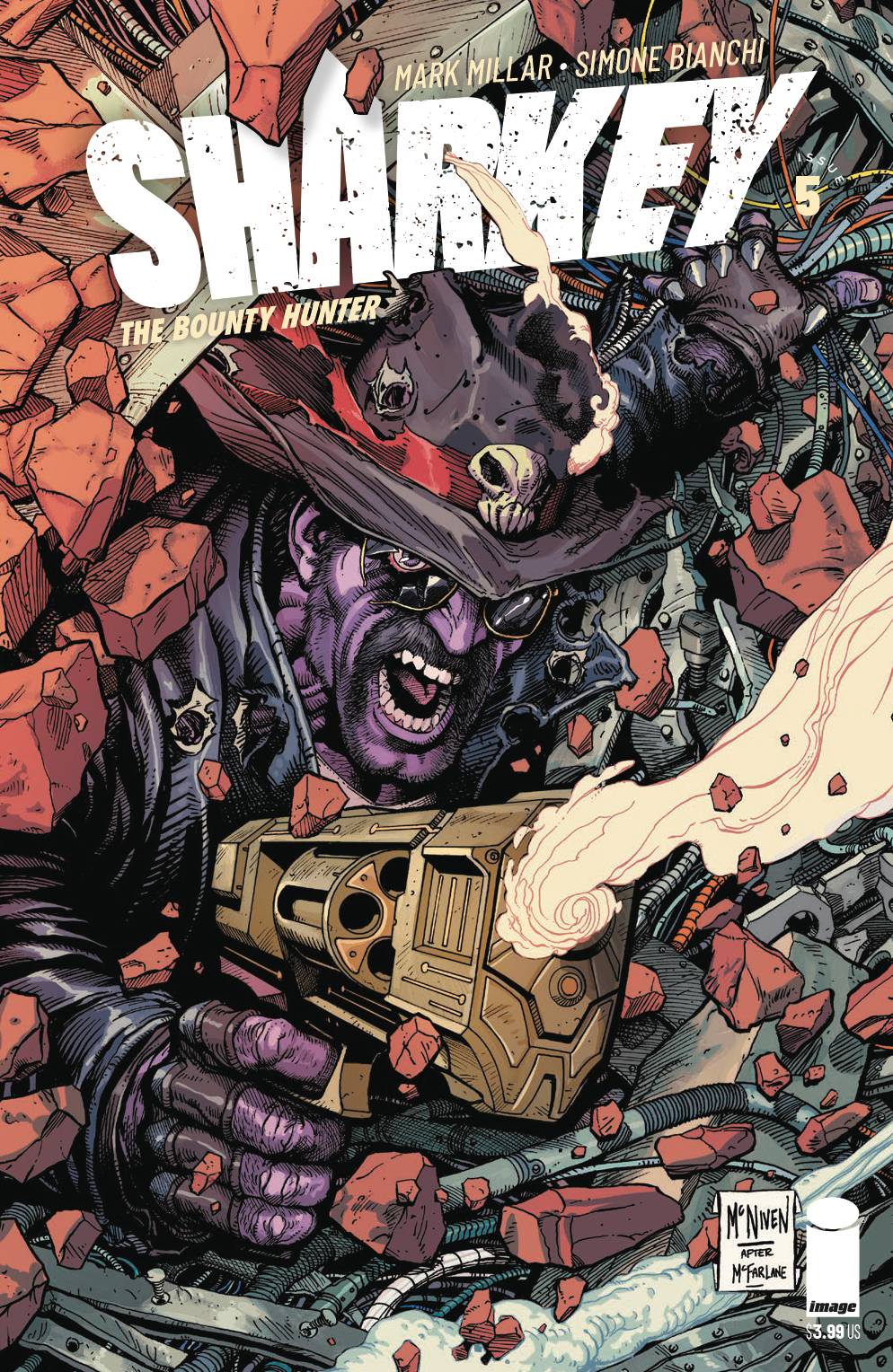 Sharkey Bounty Hunter #5 Cover C McNiven (Mature) (Of 6)