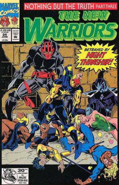 The New Warriors #24-Very Fine