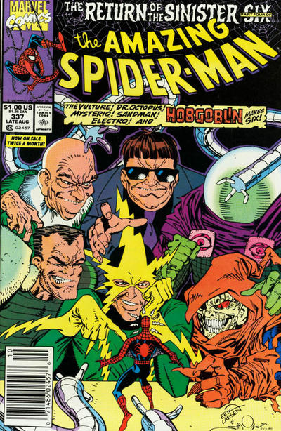 The Amazing Spider-Man #337 [Newsstand] - Fn/Vf 7.0