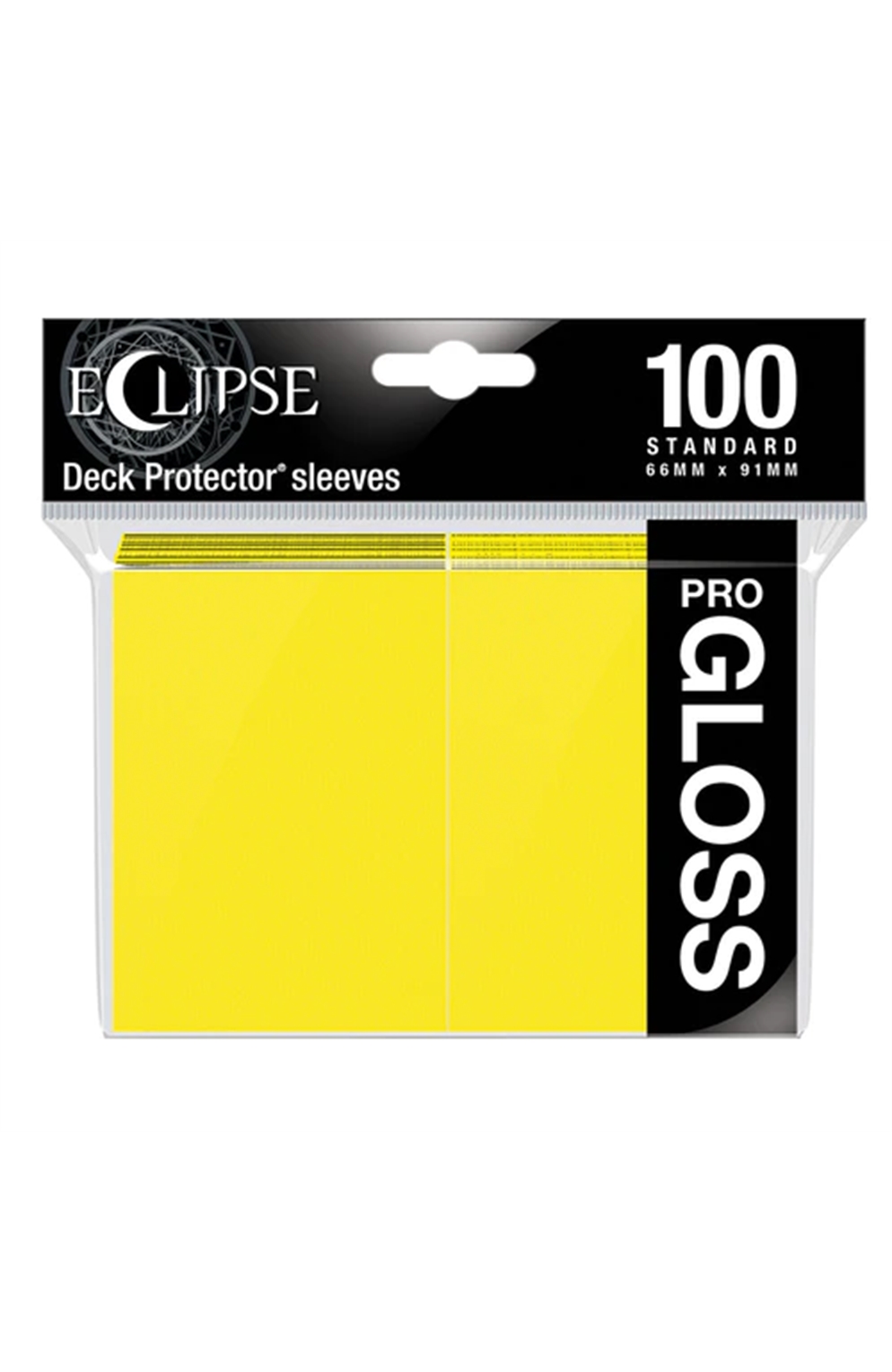 Ultra Pro: Eclipse Sleeves Gloss Lemon Yellow (100Ct)