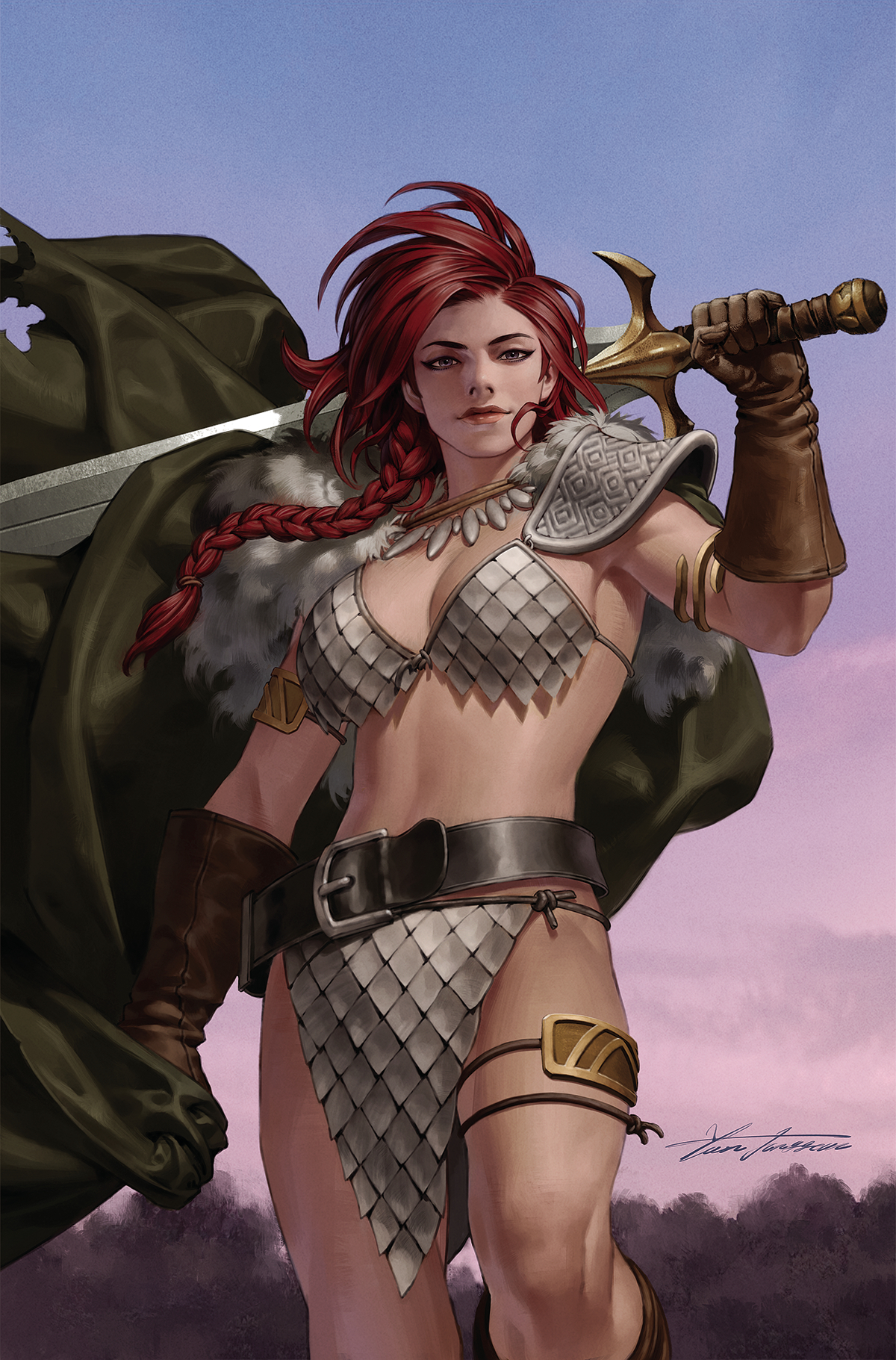 Red Sonja 2023 #4 Cover K 1 for 15 Incentive Yoon Virgin