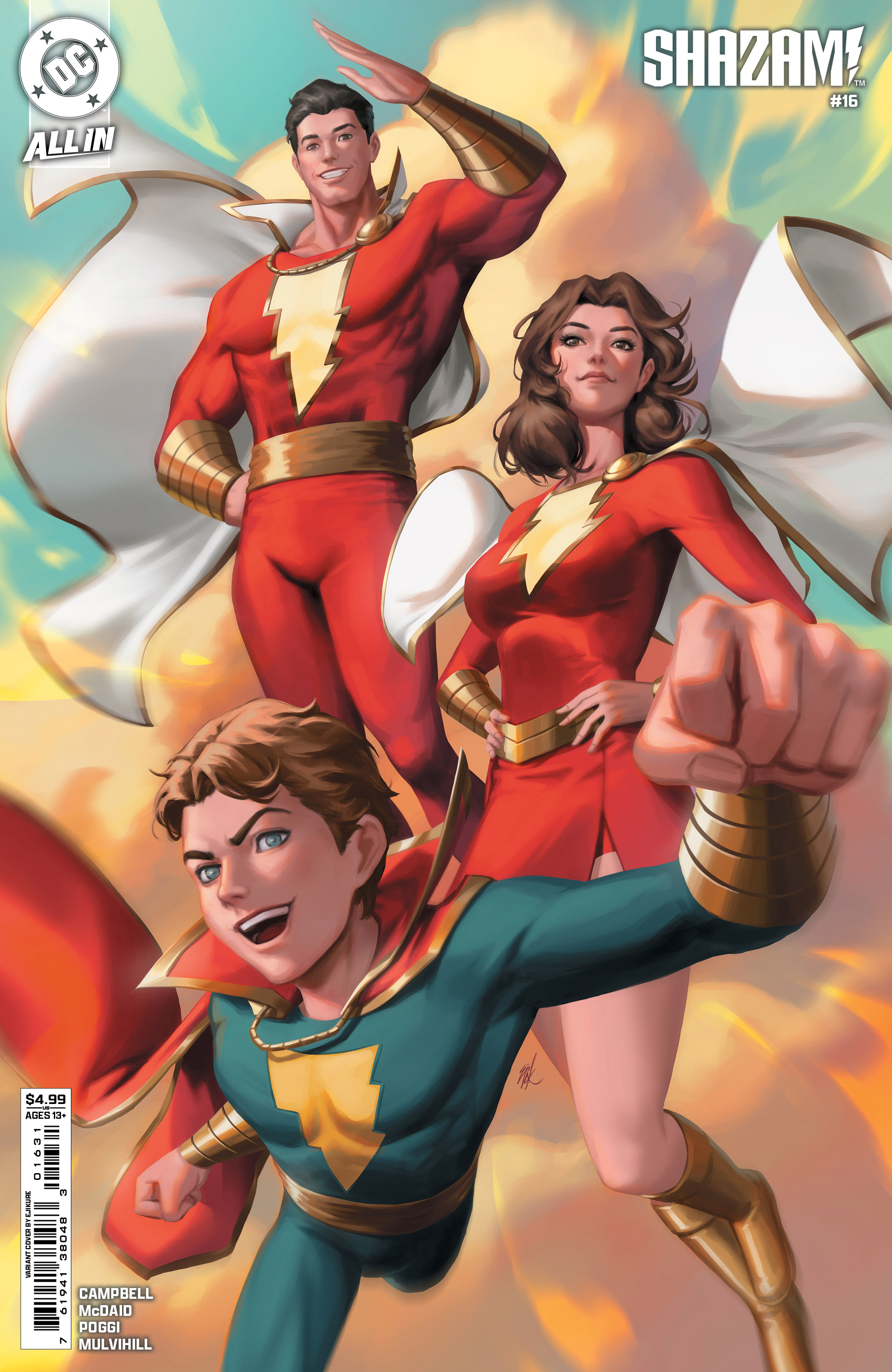 Shazam #16 Cover C Ejikure Card Stock Variant