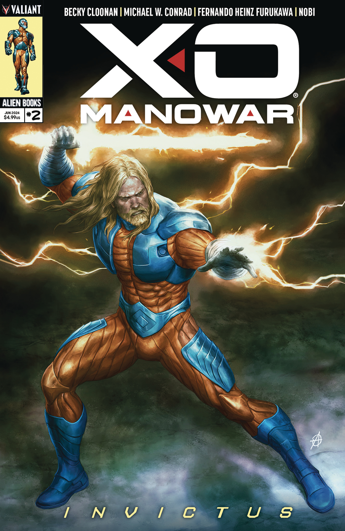 X-O Manowar Invictus #2 Cover B Alessio (Of 4)
