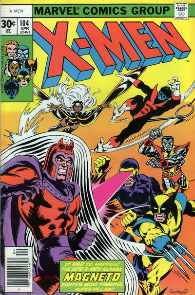 The X-Men #104-Good (1.8 – 3) 1st Appearance of Corsair, Father of Cyclops, Havok And Vulcan