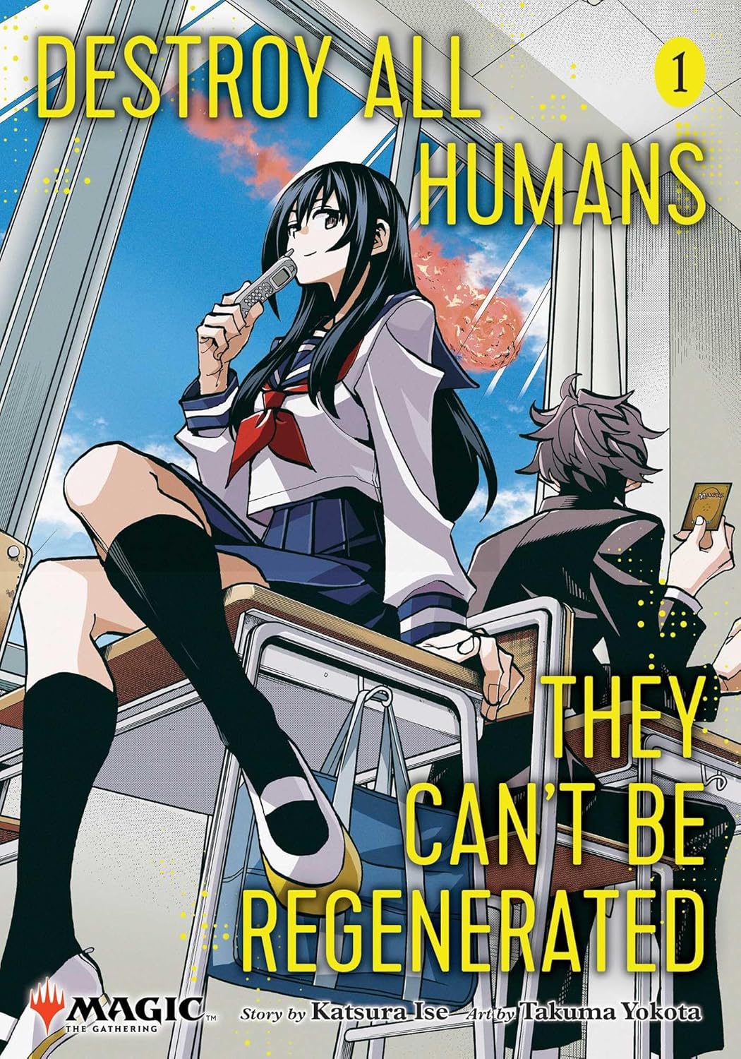 Destroy All Humans They Can't be Regenerated Magic the Gathering Manga Volume 1