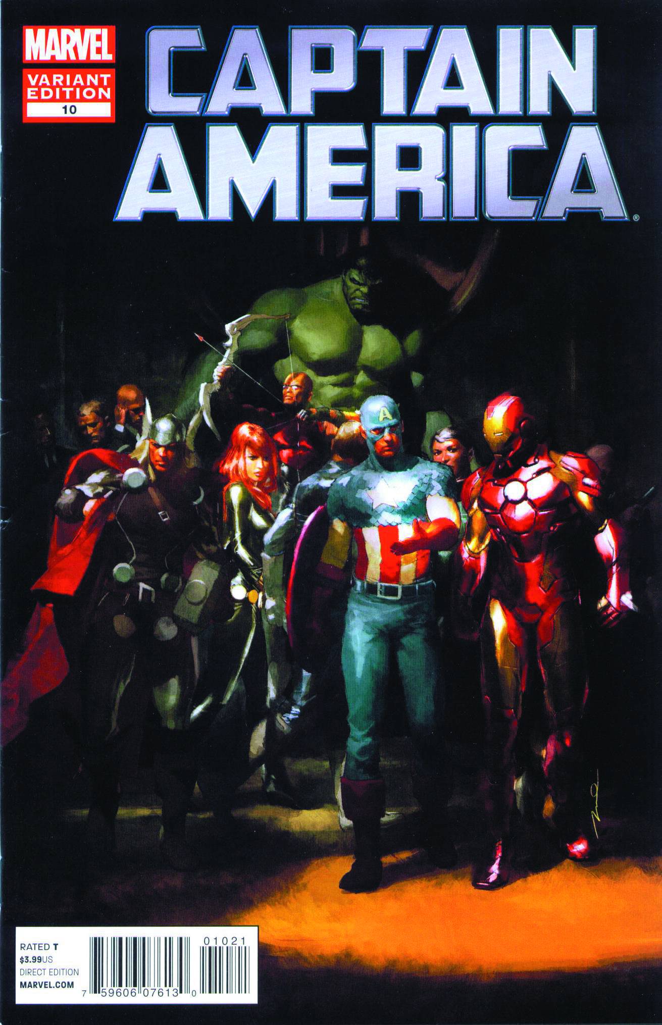 Captain America #10 (2011) (Avengers Appreciation Isanove Variant)