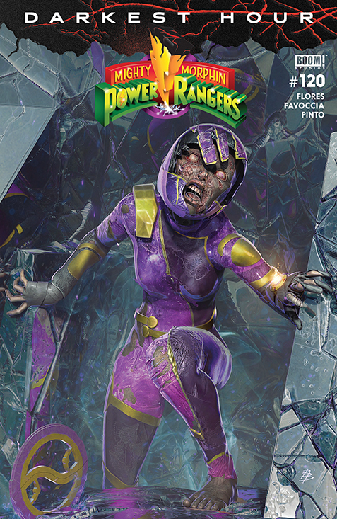 Mighty Morphin Power Rangers #120 Cover B Dark Grid Barends