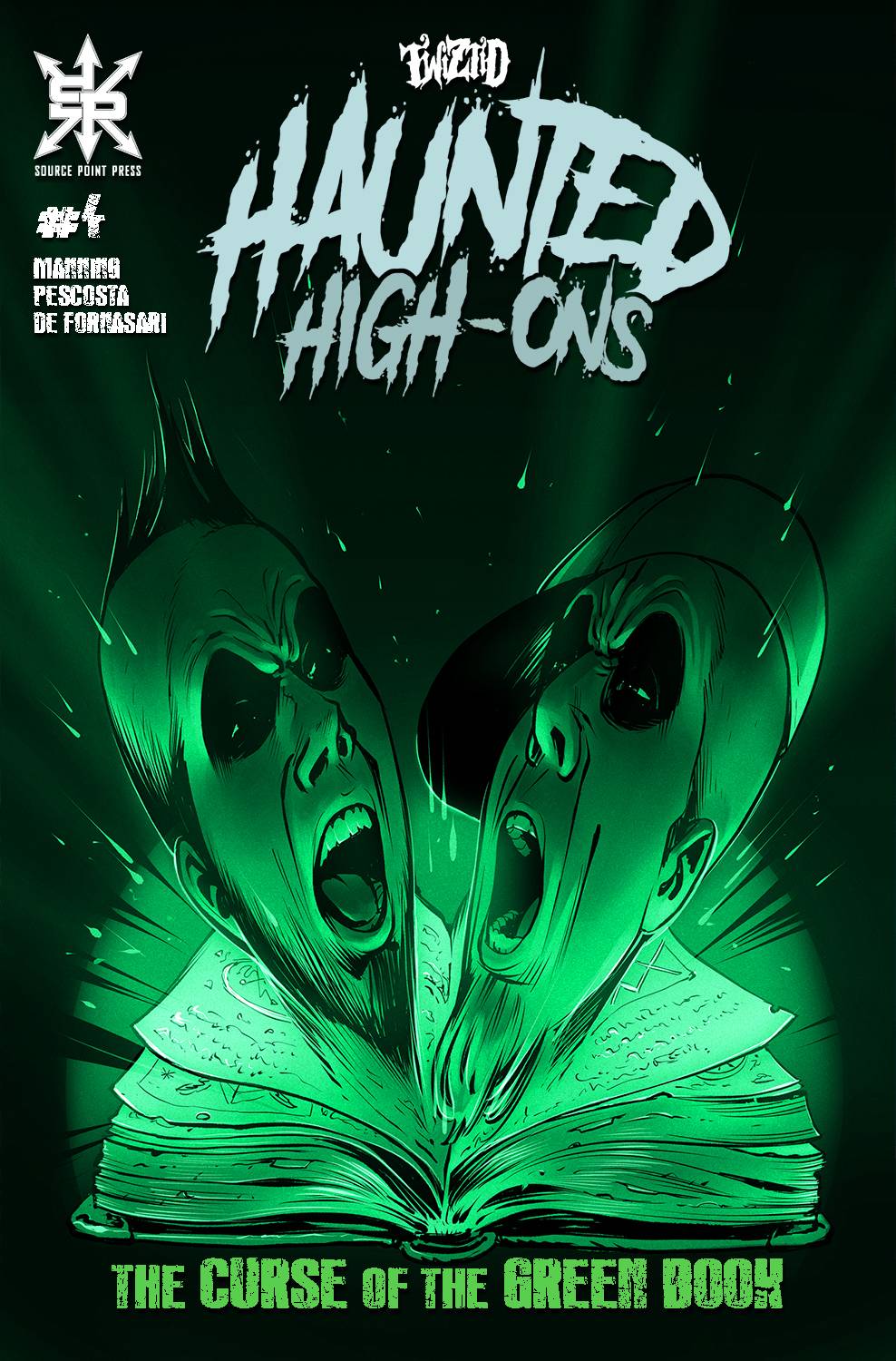 Twiztid Haunted High Ons Curse of Green Book #4 Cover A Pescosta (Mature) (Of 4)