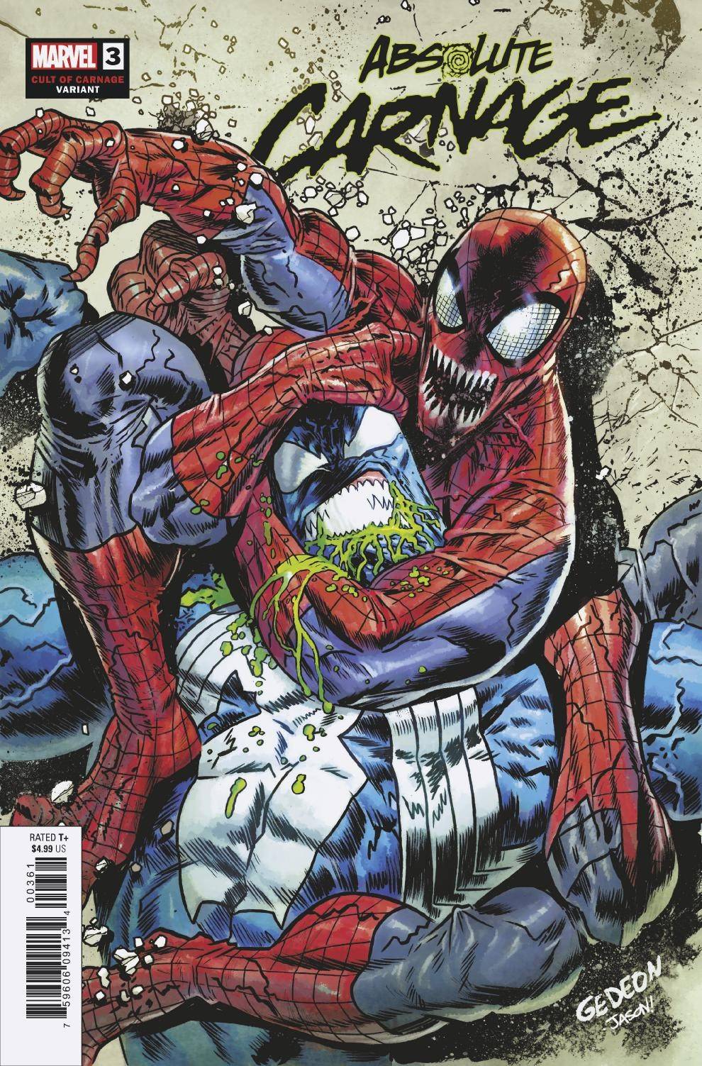 Absolute Carnage #3 Gedeon Cult of Carnage Variant Ac (Of 5)