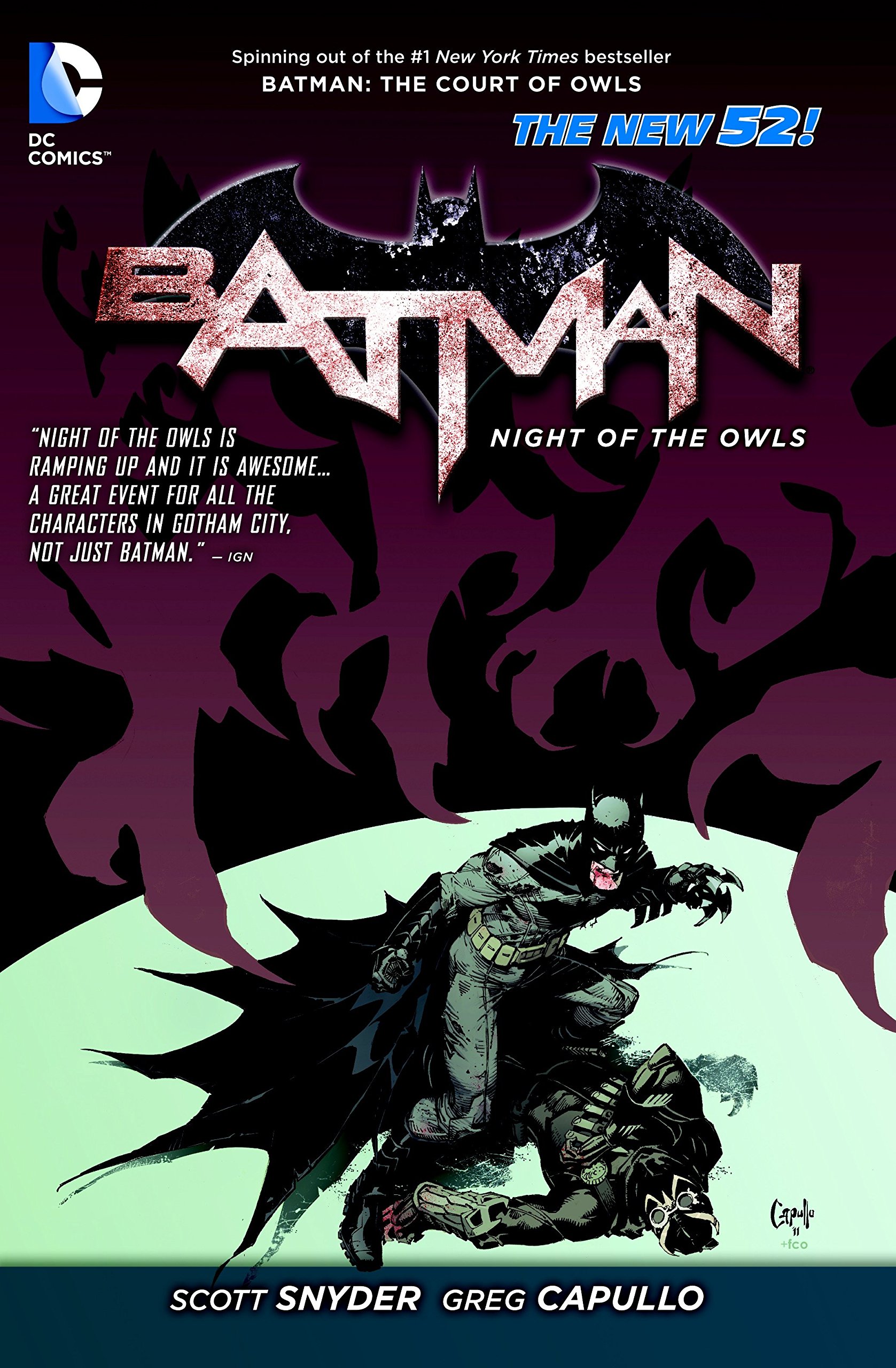 Batman Hardcover the Night of the Owls