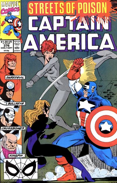 Captain America #376 [Direct]-Fine (5.5 – 7)