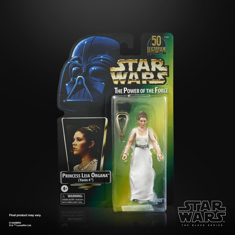 Star Wars The Black Series The Power of the Force Princess Leia Organa (Yavin Iv) 6-Inch Action Figu