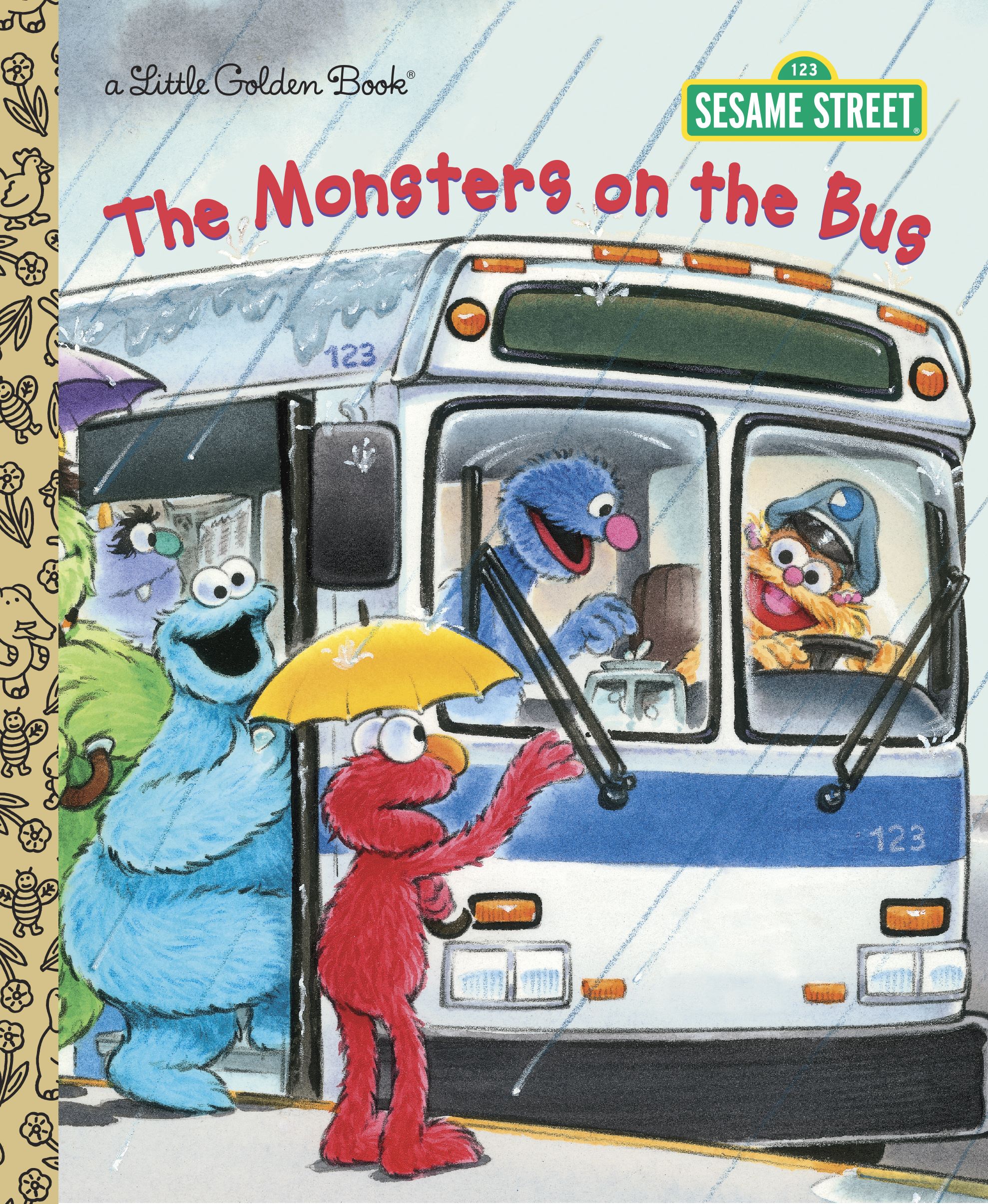 Little Golden Book The Monsters on the Bus (Sesame Street)