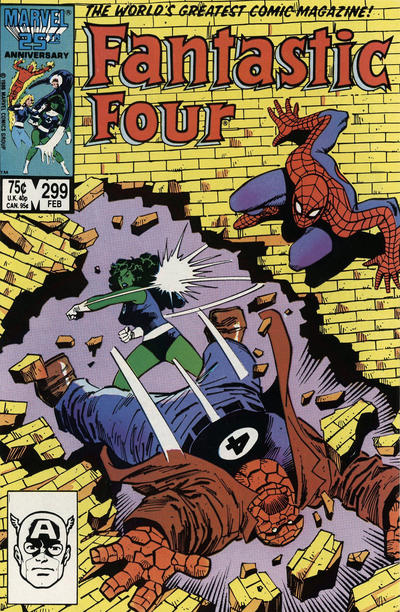 Fantastic Four #299 [Direct]-Fine (5.5 – 7)