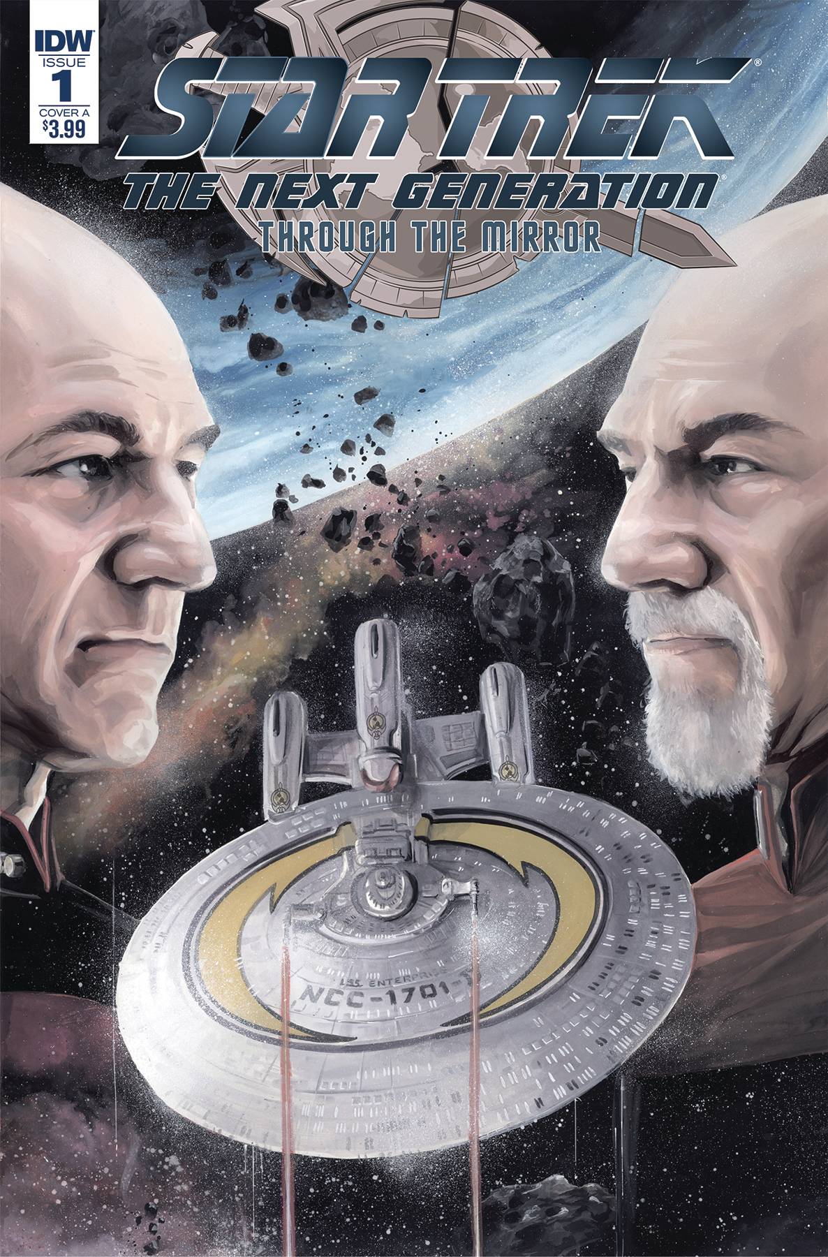 Star Trek Tng Through The Mirror #1 Cover A Woodward