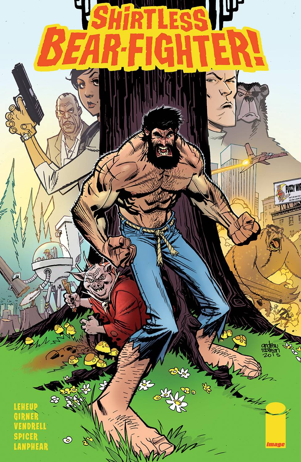 Shirtless Bear-Fighter #1 Cover A Robinson