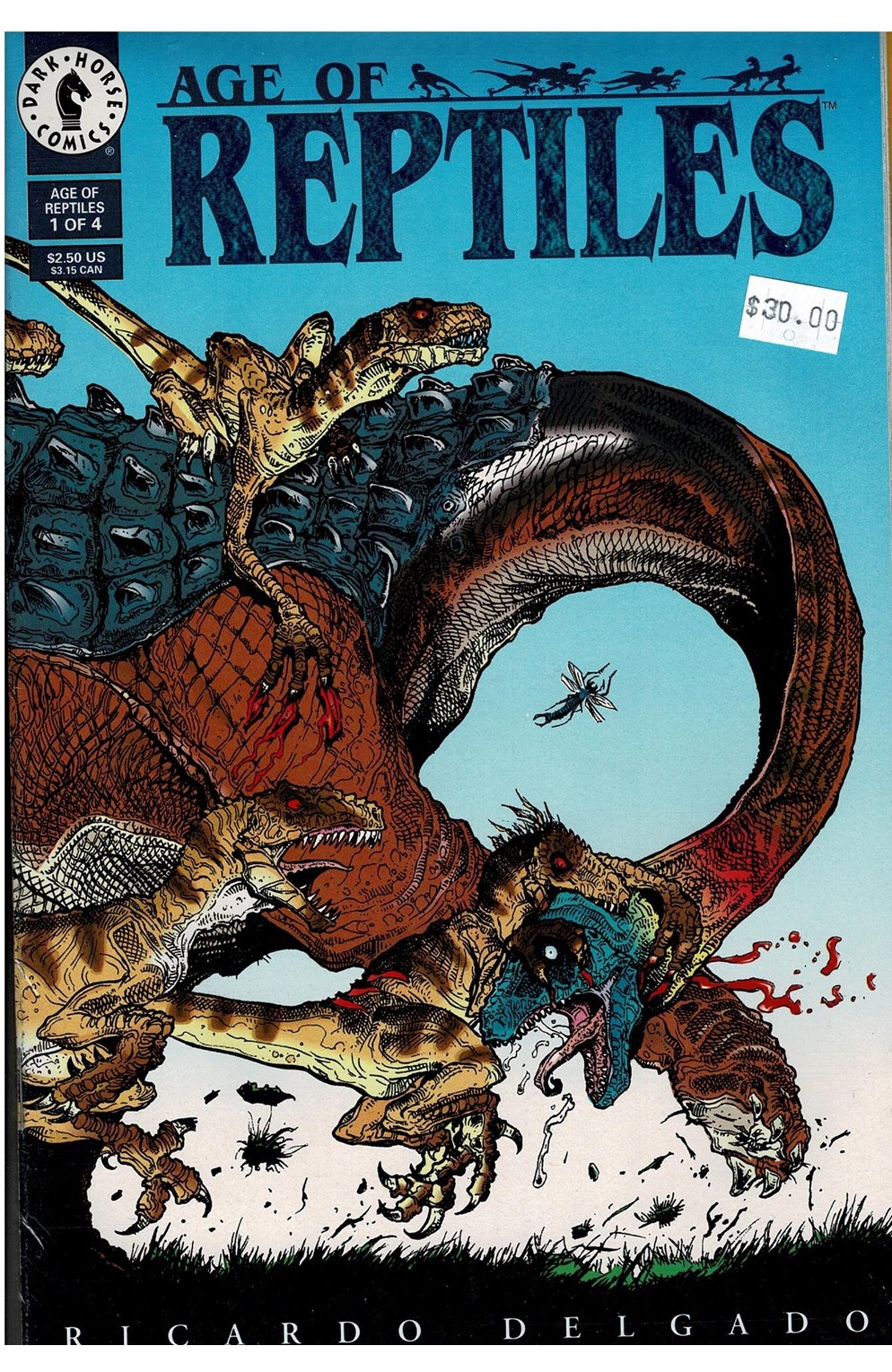 Age of Reptiles #1-4  Comic Pack