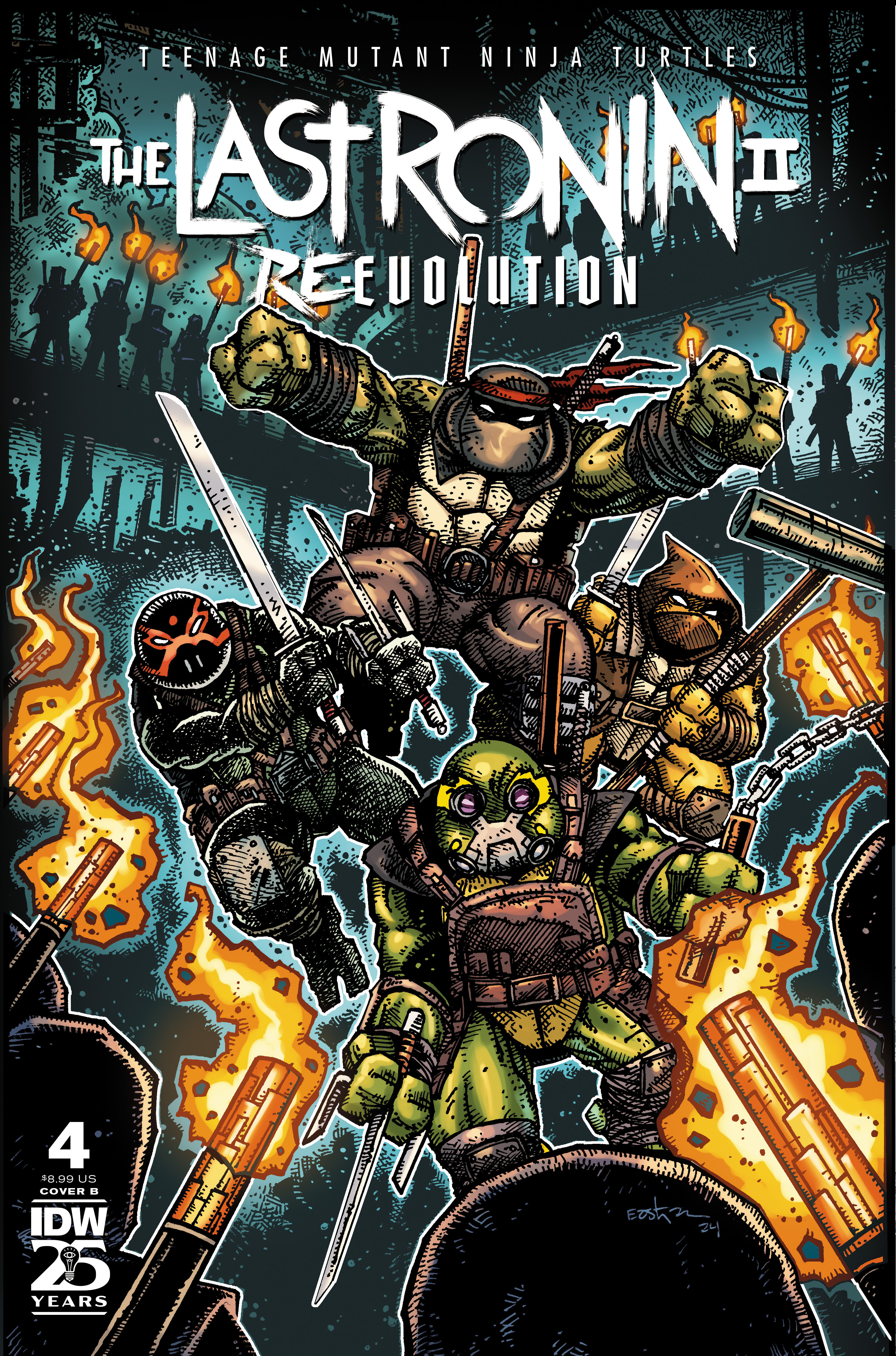 Teenage Mutant Ninja Turtles The Last Ronin II--Re-Evolution #4 Cover B Eastman