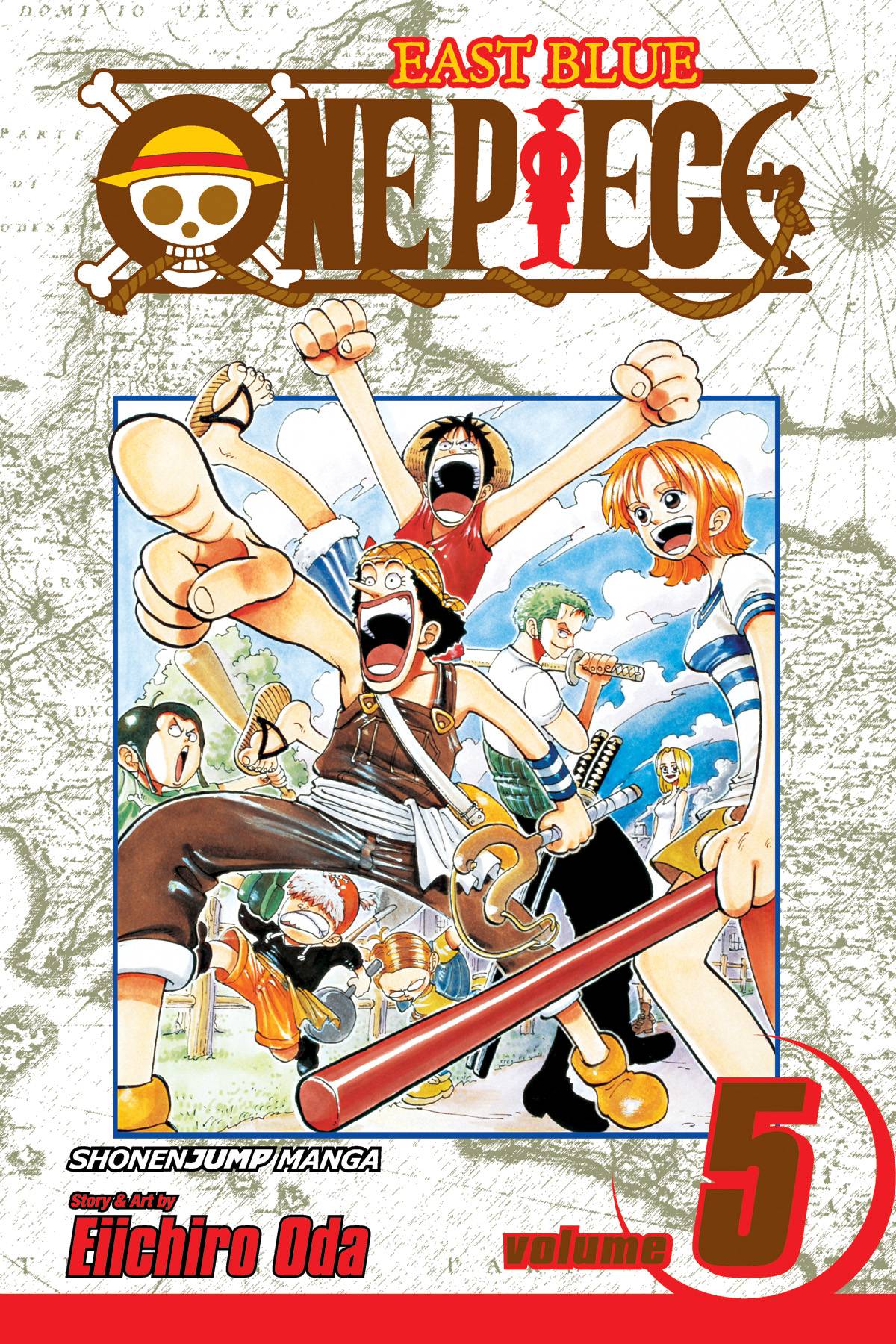 One Piece Manga Volume 5 (Latest Printing)
