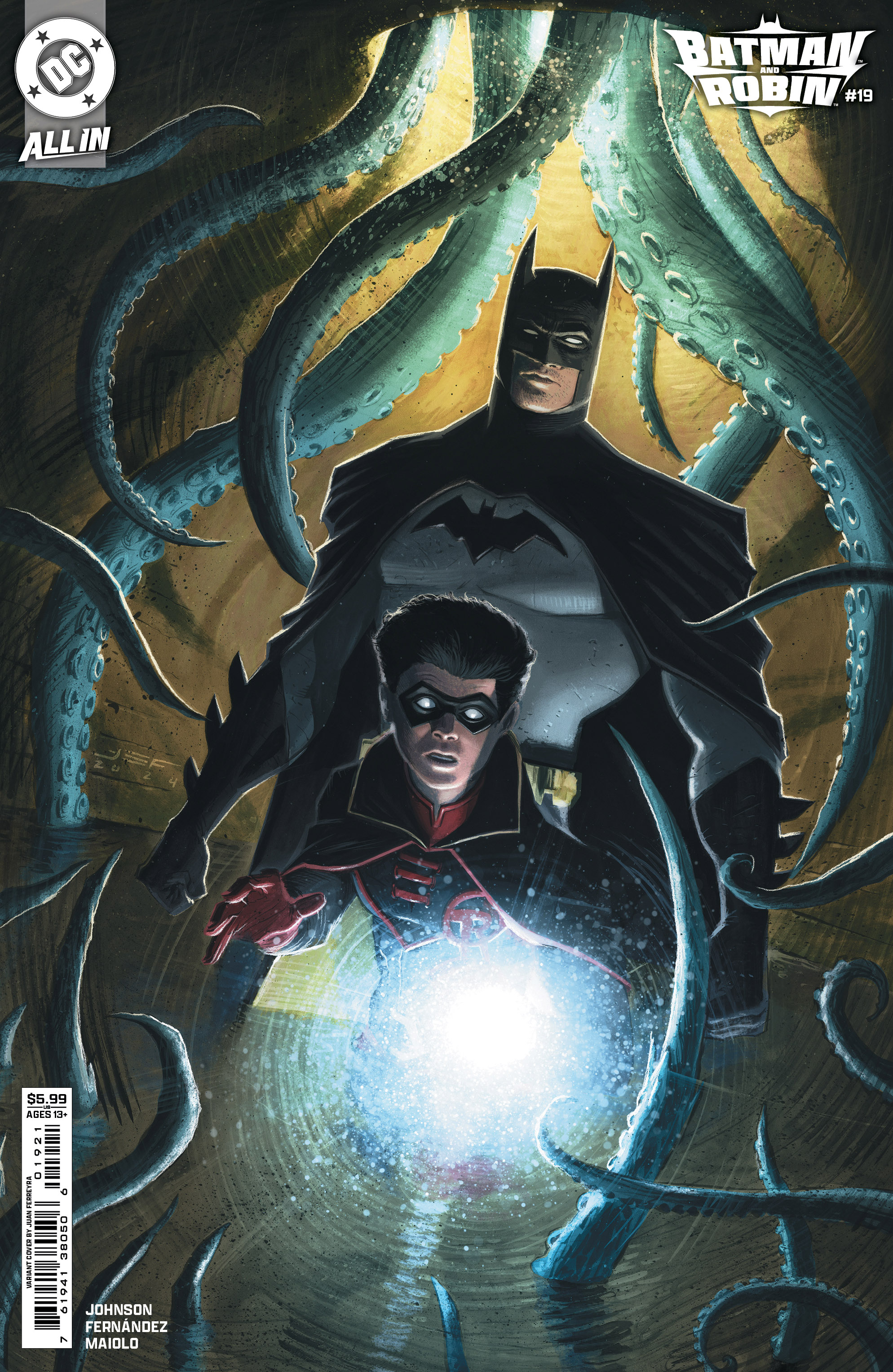 Batman and Robin #19 Cover B Juan Ferreyra Card Stock Variant