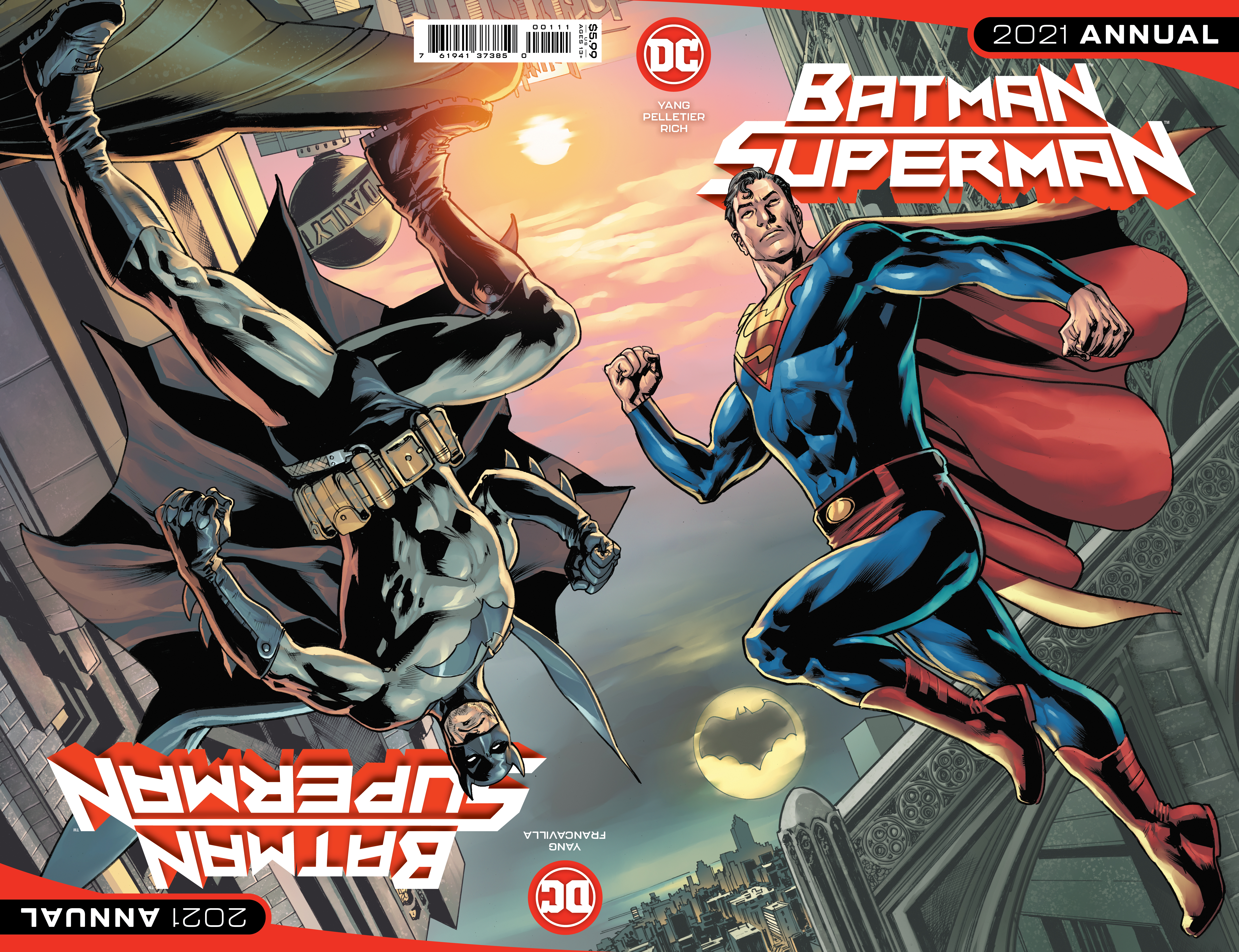 Batman Superman 2021 Annual #1 Cover A Bryan Hitch Connected Flip