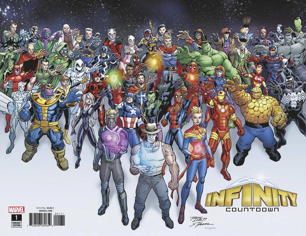 Infinity Countdown #1 Lim Wraparound Variant Leg (Of 5)