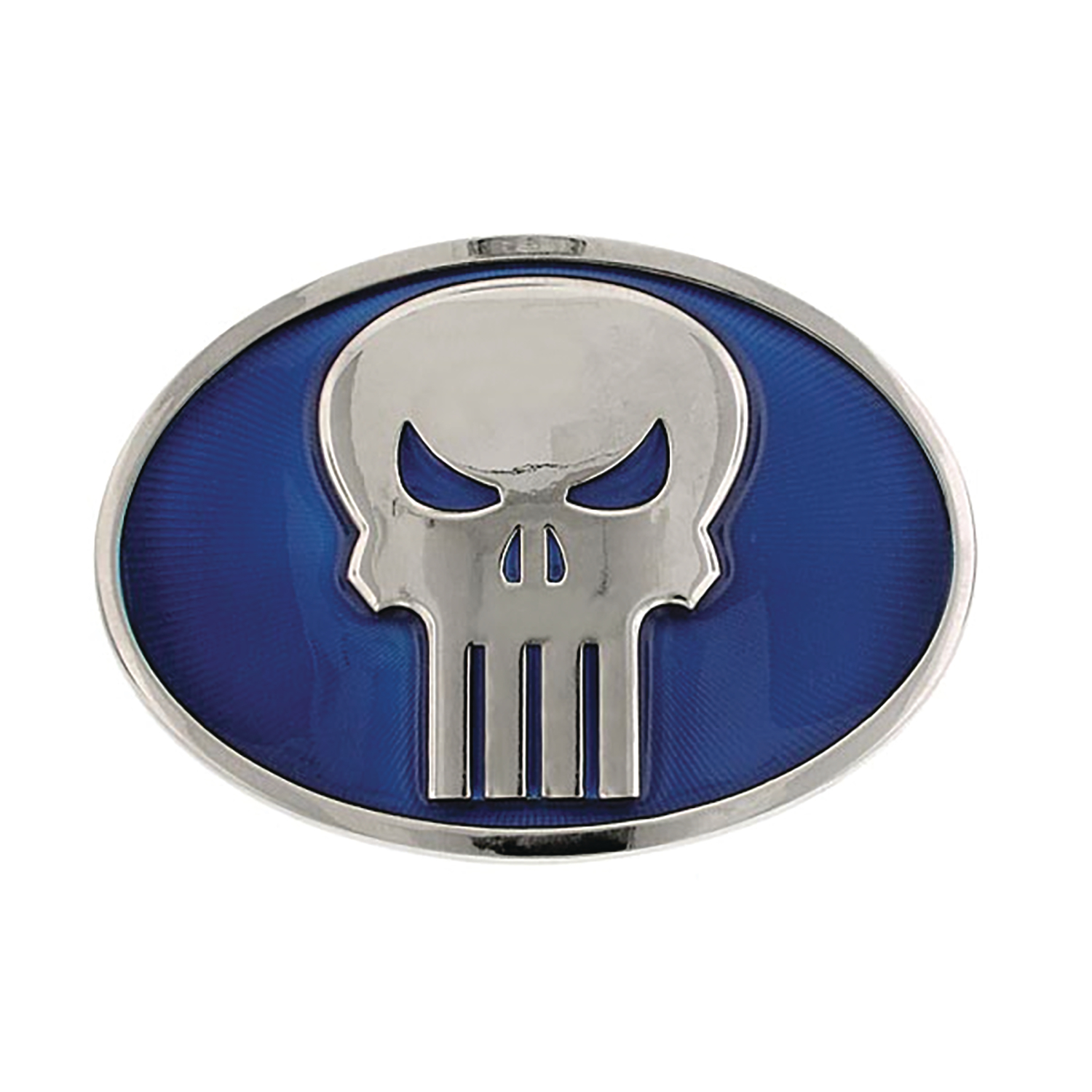 Punisher Belt Buckle Silver/black