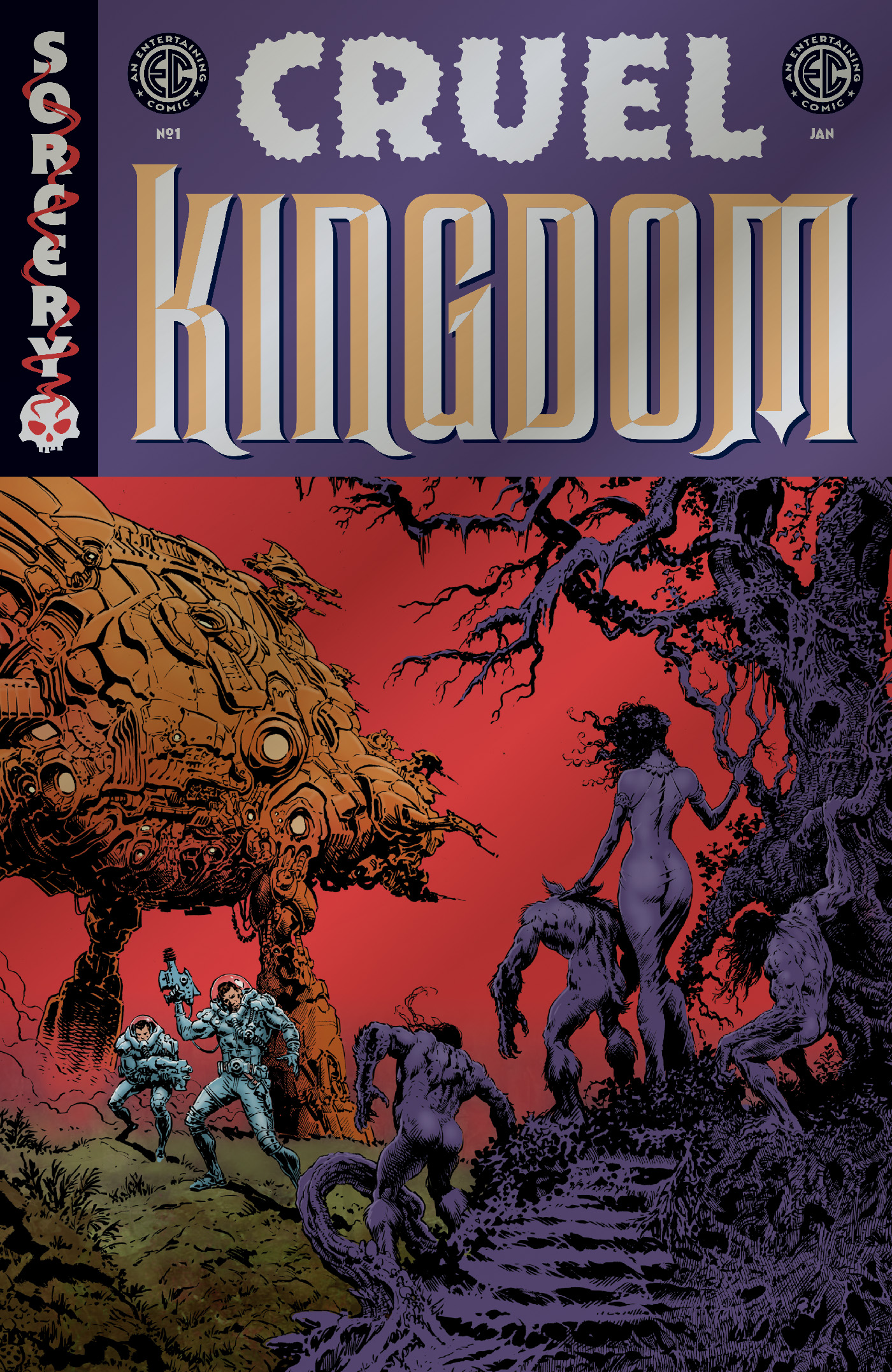 EC Cruel Kingdom #1 Cover D Liam Sharp Silver Foil Variant (Of 5)