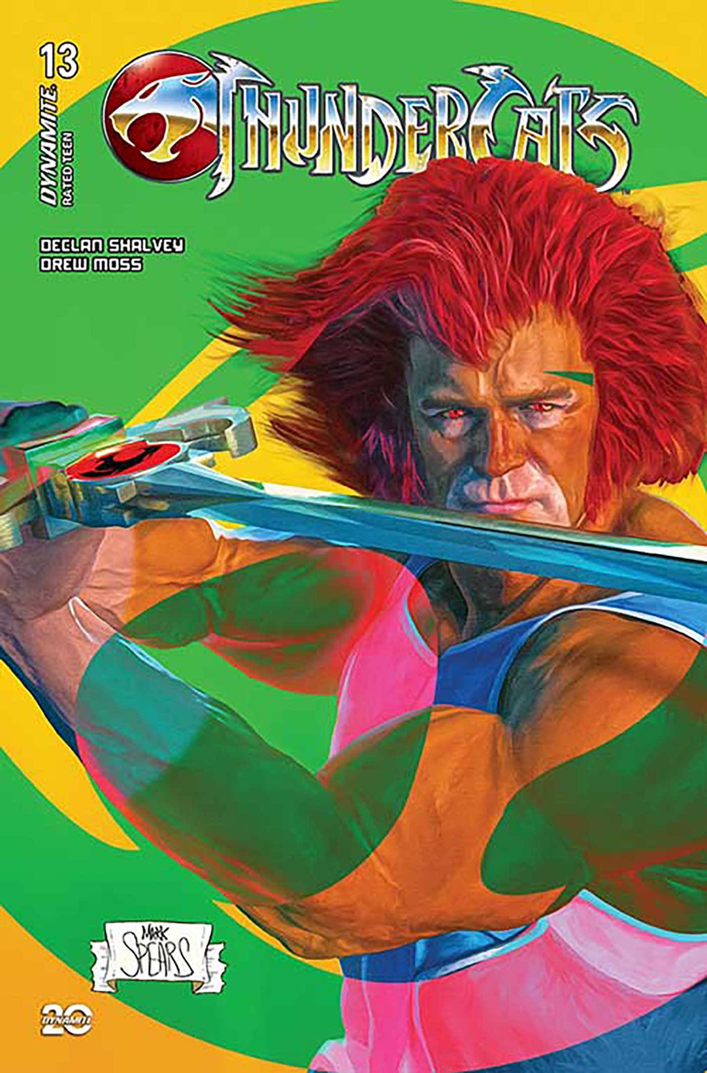 Thundercats #13 Cover Z 7 Copy Incentive Spears Green