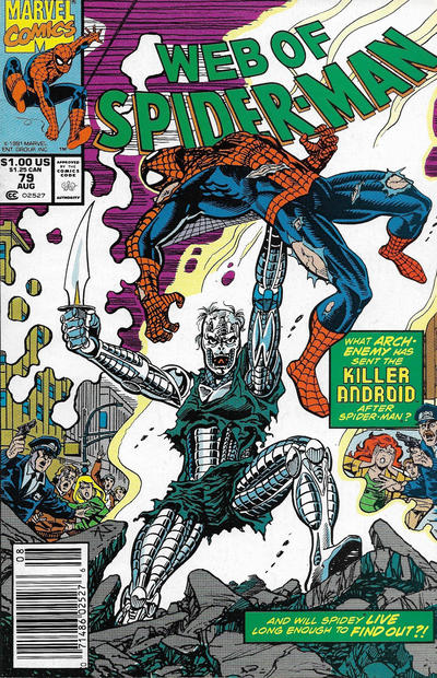 Web of Spider-Man #79 [Newsstand](1985)-Very Fine (7.5 – 9)