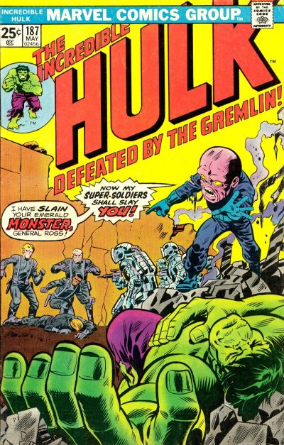 The Incredible Hulk #187 [Mark Jewelers]-Fine