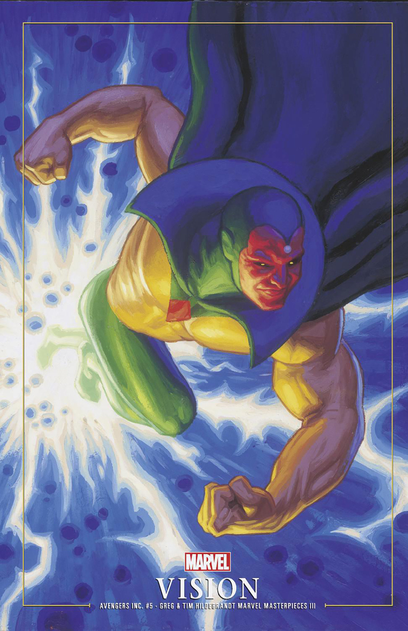 Avengers Inc. #5 Greg and Tim Hildebrandt Vision Marvel Masterpieces III Variant