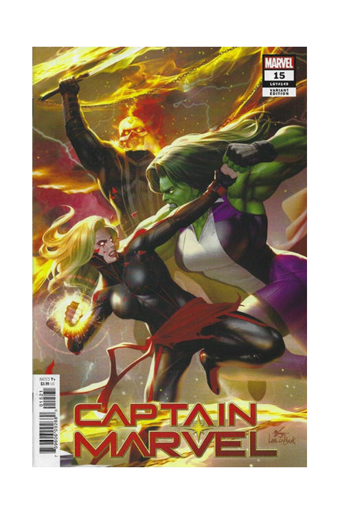 Captain Marvel #15 Inhyuk Lee Connecting Variant (2019)
