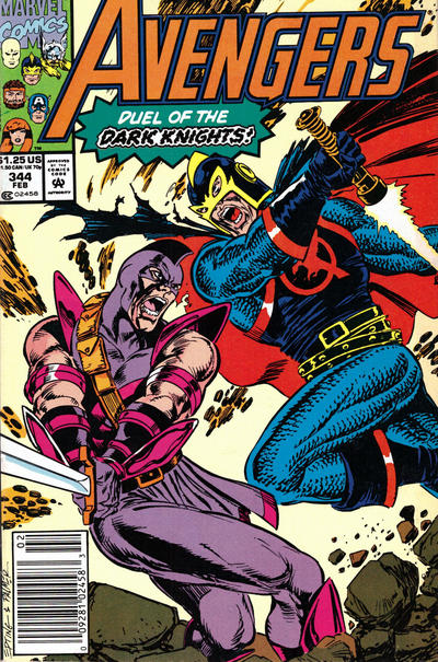 The Avengers #344 [Newsstand]-Very Fine (7.5 – 9)