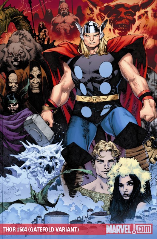 Thor #604 (Gatefold Variant) (2007)