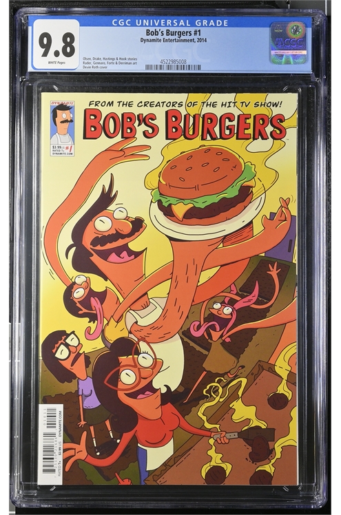 Bob's Burgers #1 Cgc 9.8